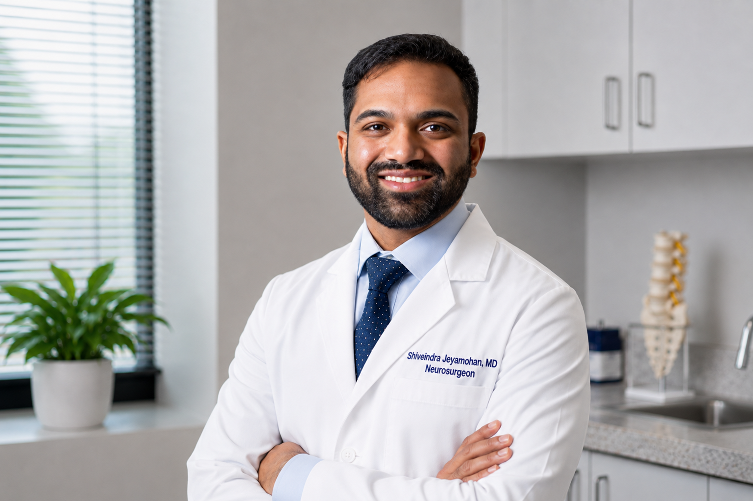Dr. Shiveindra Jeyamohan, neurosurgeon specializing in minimally invasive spine surgery